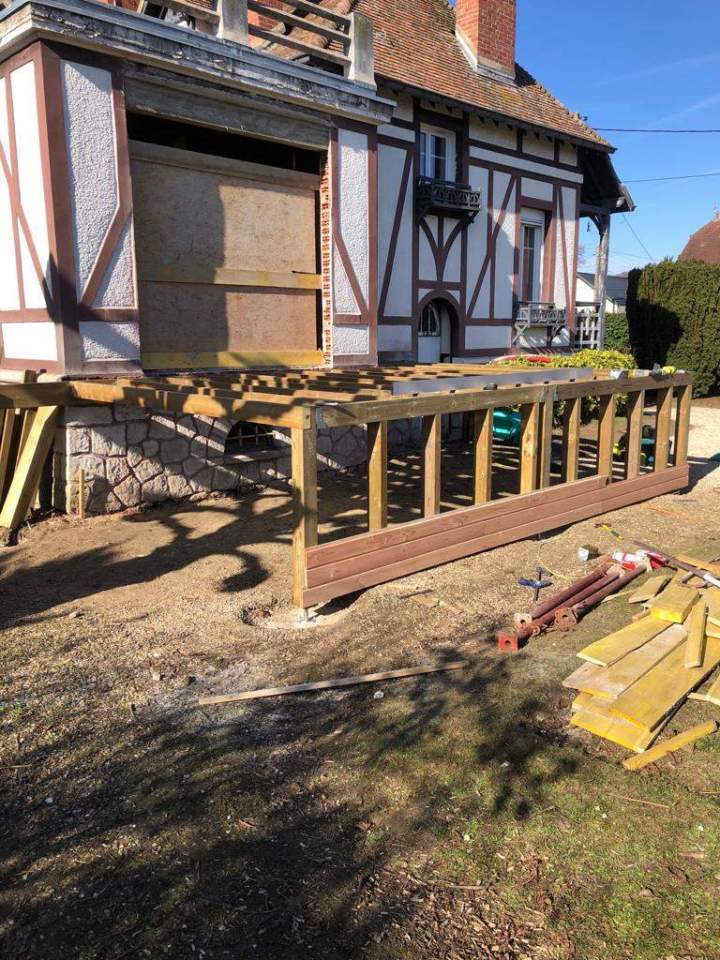 Construction terrasse Vexin-Sur-Epte